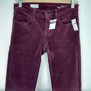 NWT | GAP | 1969 Bootcut Cords | Wine/Plum | 25